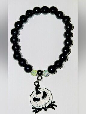 🌙 JACK SKELLINGTON BEADED BRACELET